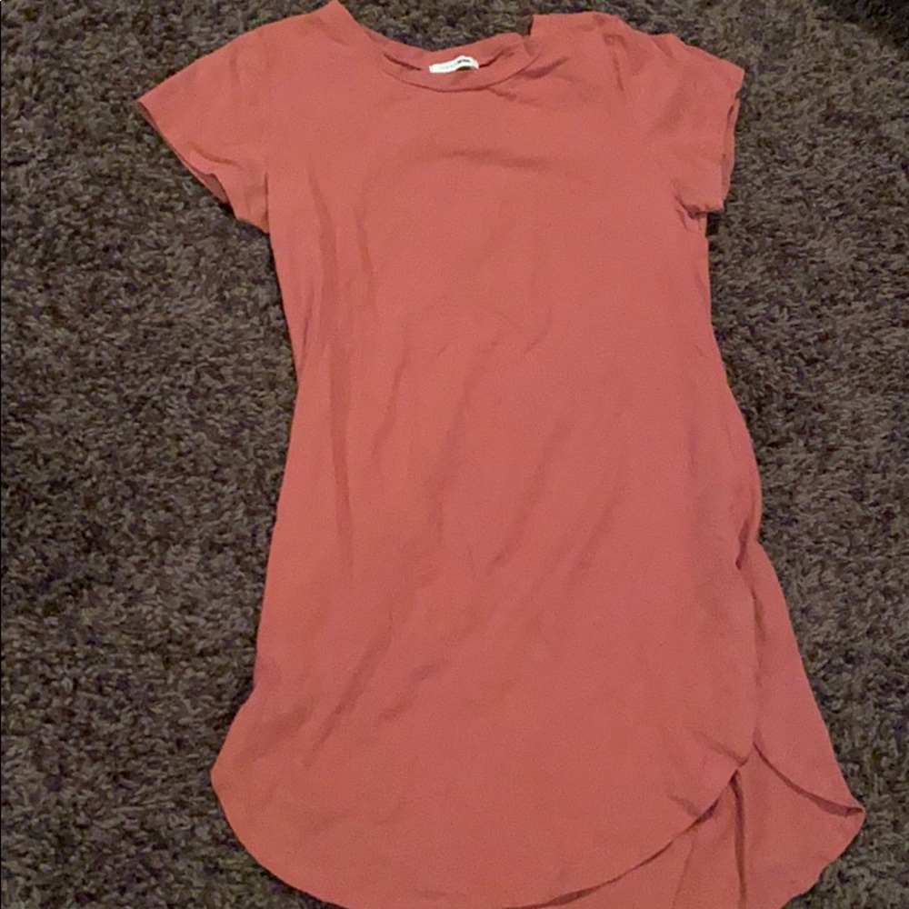 pink tunic dress